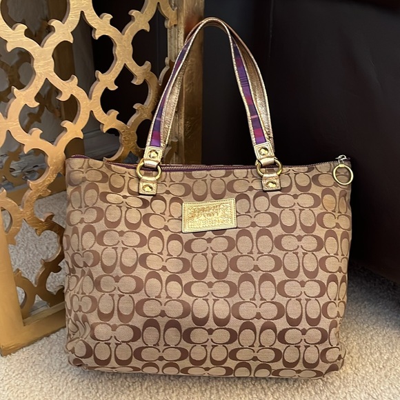 Coach Poppy 1941 shoulder Bag 15x13x5 - Picture 5 of 14